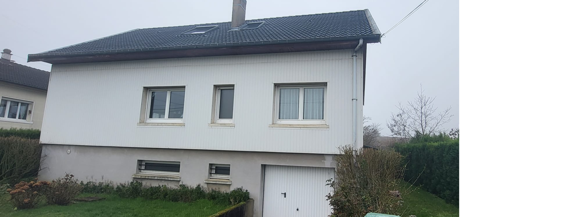 Vue de la maison avant rénovation énergétique complète