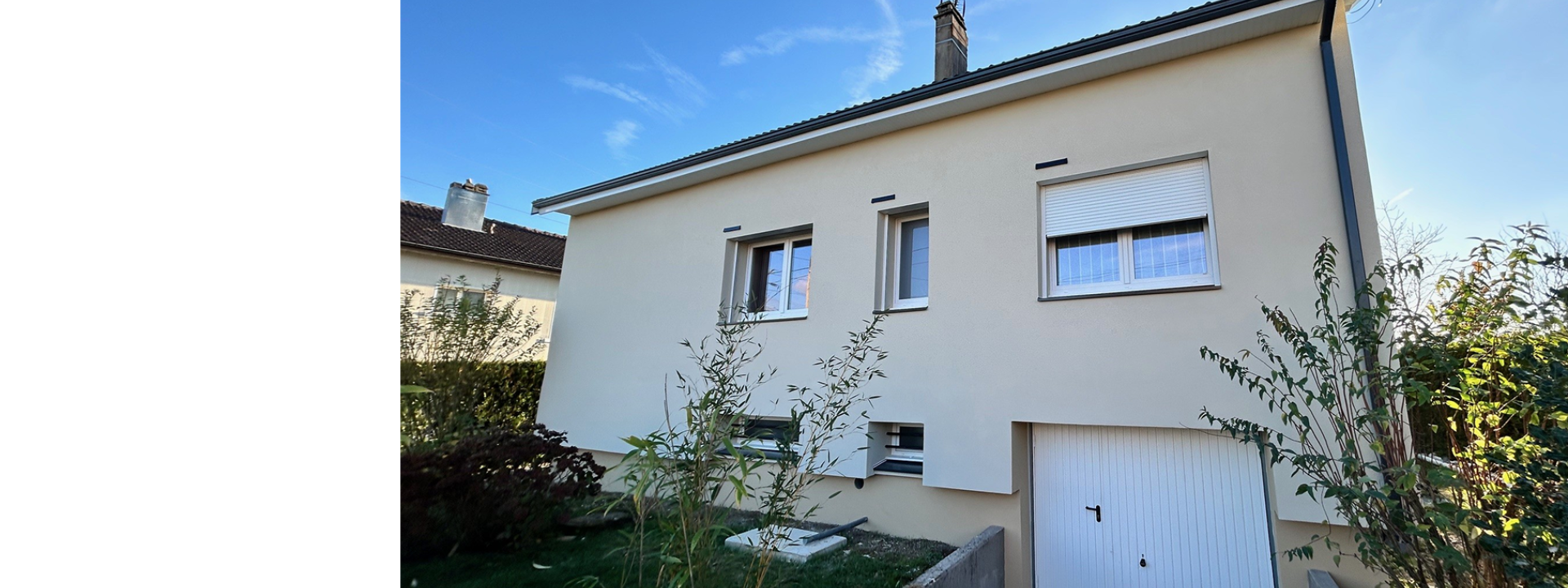 Vue finale de la maison après rénovation énergétique complète