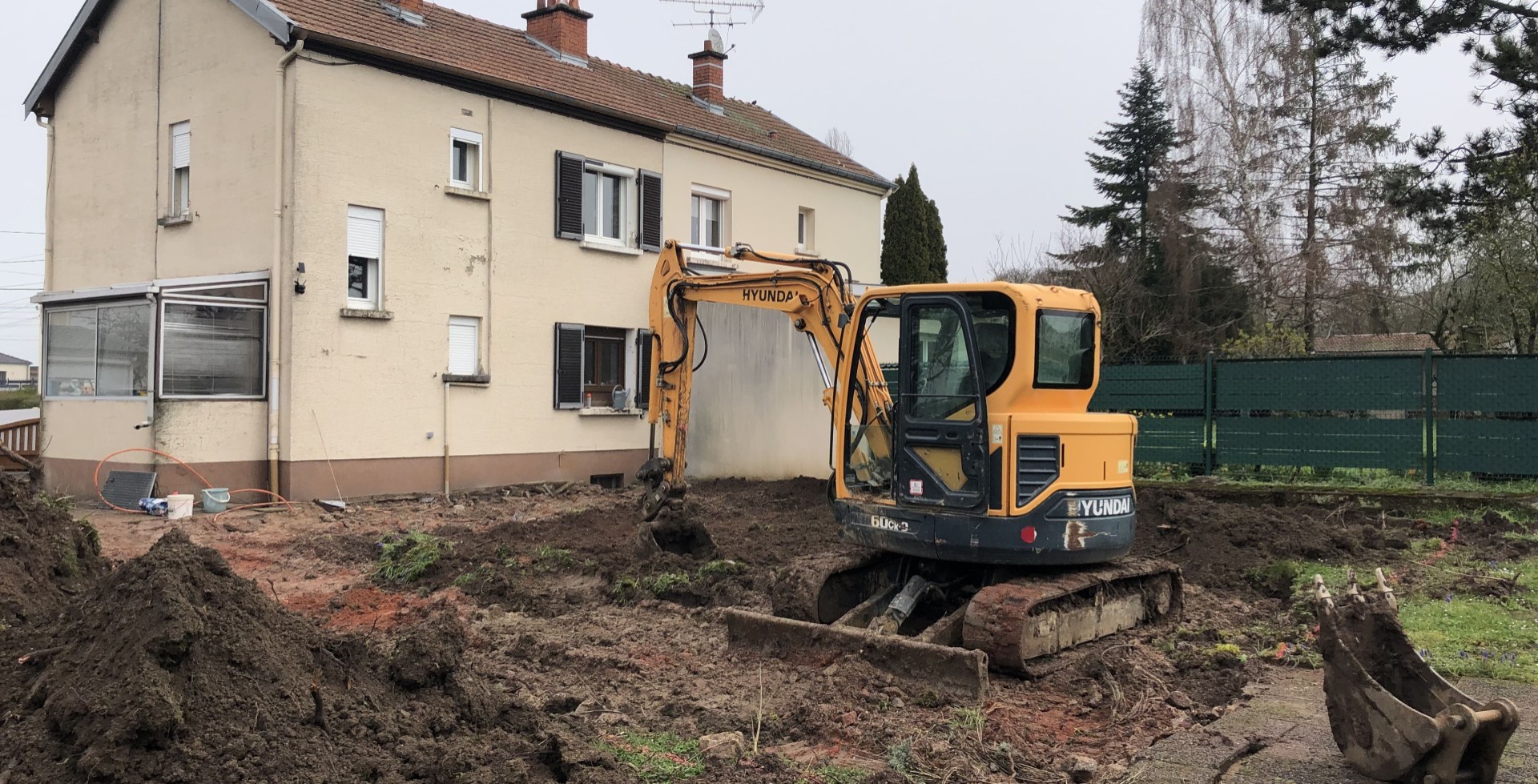 Maison avant chantier d’extension et modernisation thermique